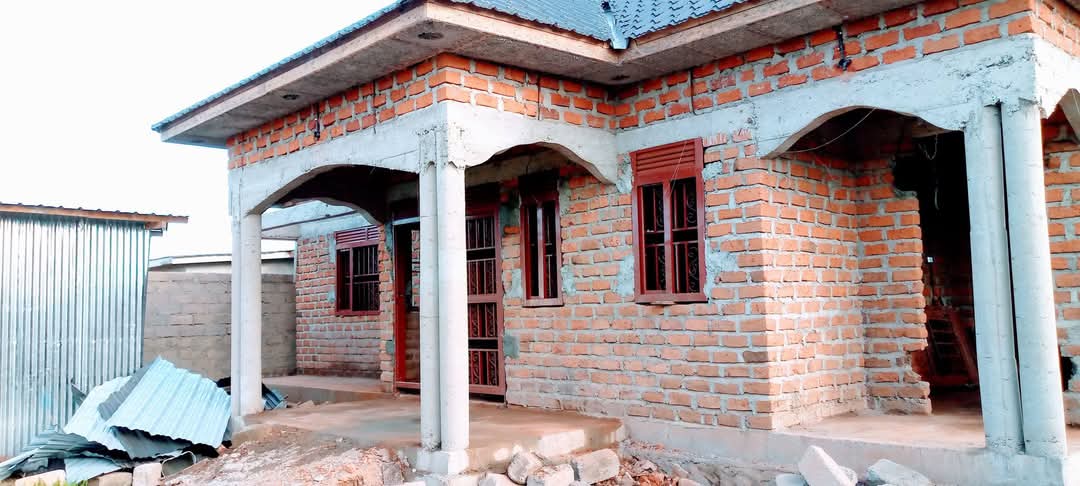 A big single family house under construction in Juba, South Sudan