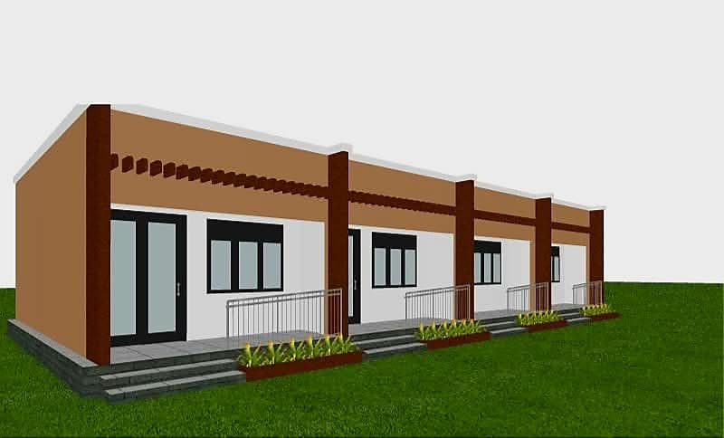 A house design plan in Juba, South Sudan