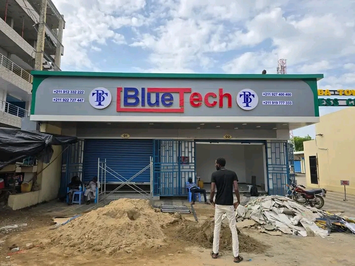  A stlylish and colorful 3D business signage in Juba, South Sudan