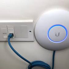 access point on a house interior ceiling in Juba, South Sudan