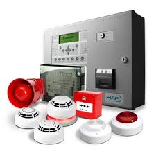 fire alarm installation  devices and accessories in a white background in Juba, South Sudan