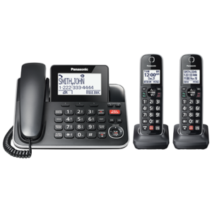 Two business telephones in a white background in Juba, South Sudan