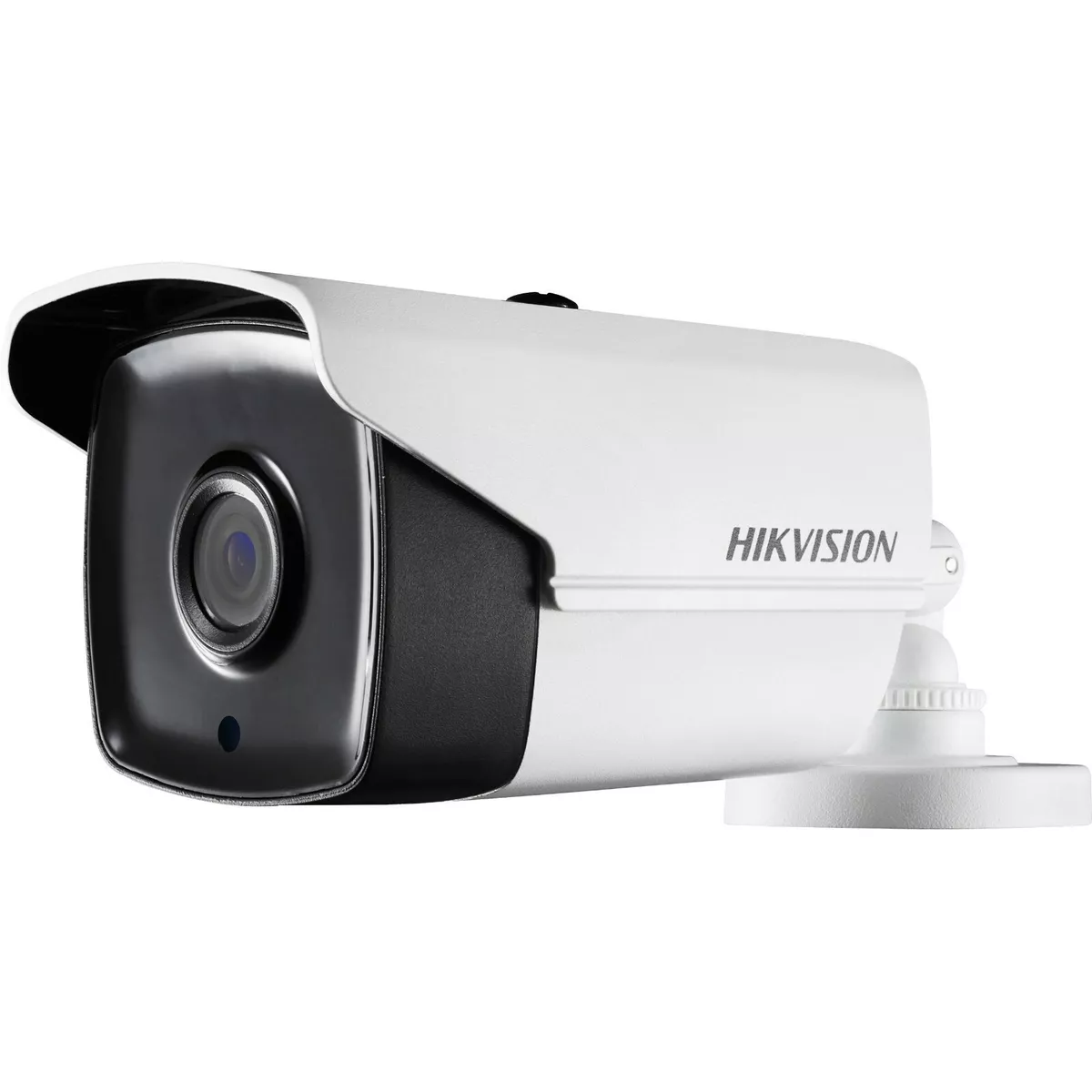 A front & side view of 1080p manual varifocal Bullet Hikvision camera