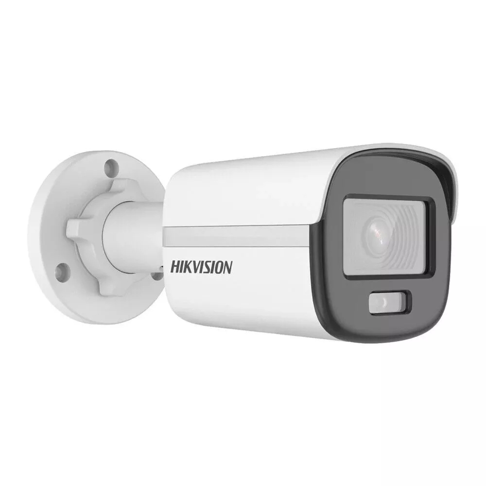 Front & side view of 4MP IP Hikvision Bullet Camera