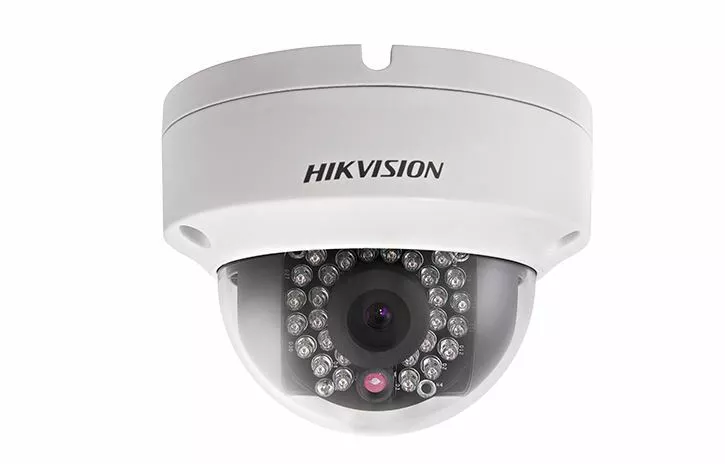 Side & front view of hikvision 1.3MP outdoor Network camera