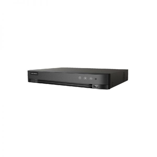 Front & side view of 4 channel hikvision DVR