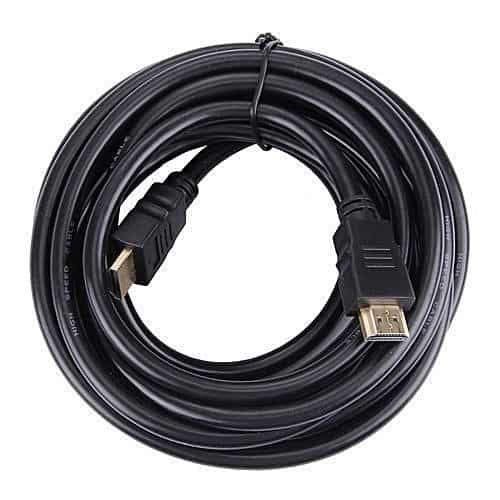 A coiled 15 metres HDMI Cable