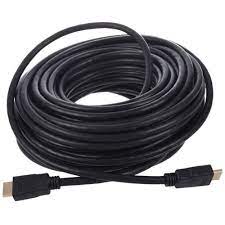 A coiled 20 metres HDMI Cable