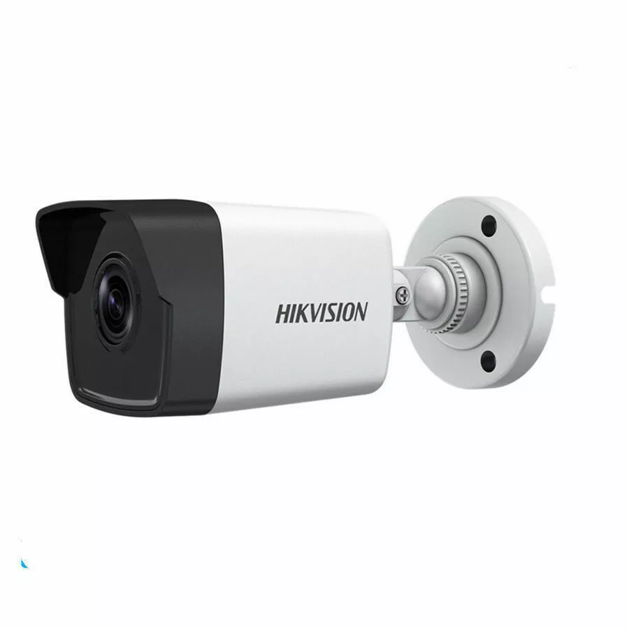 A front & side view of 4MP Bullet Network Hikvision camera