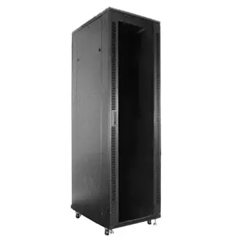 A front & side view of 42U Data Cabinet