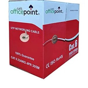 A box of office point cat 6 cable