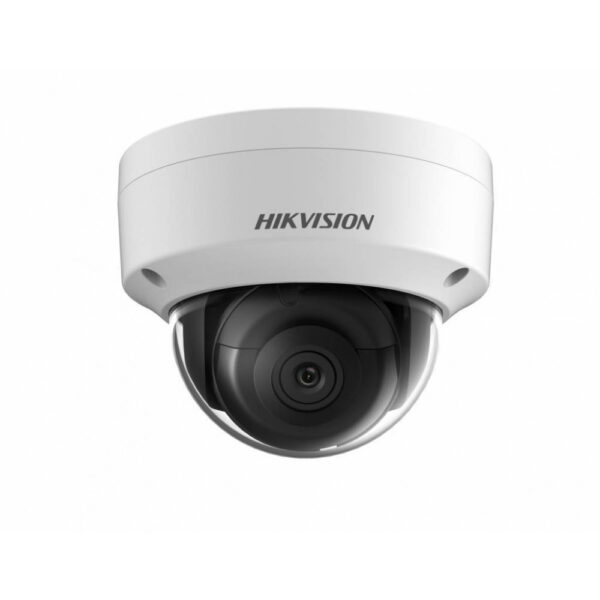 Front & side view of 4MP Dome Hikvision Network camera