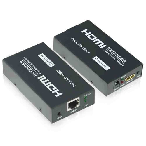 A front & top view of HDMI Extender 30M