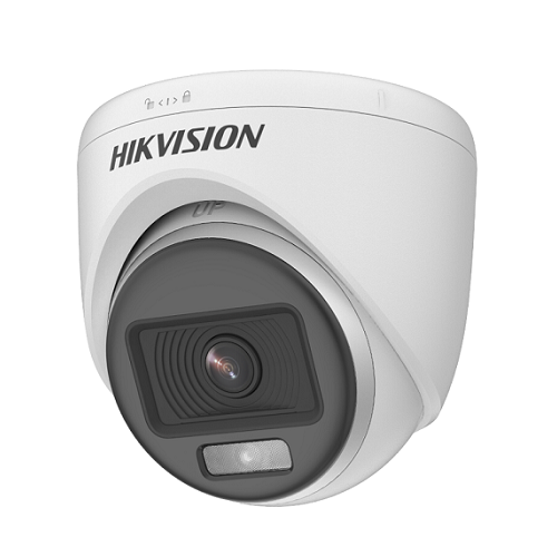 Front view of 1080p indoor turret hikvision camera